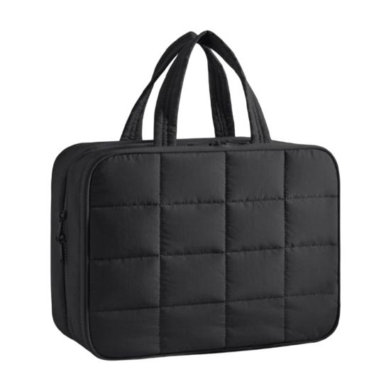 Portable Cosmetic Bag Large Capacity Jewelry Organizer Multi Compartments Classification Storage Travel Trip Home Office School Travel Toilet