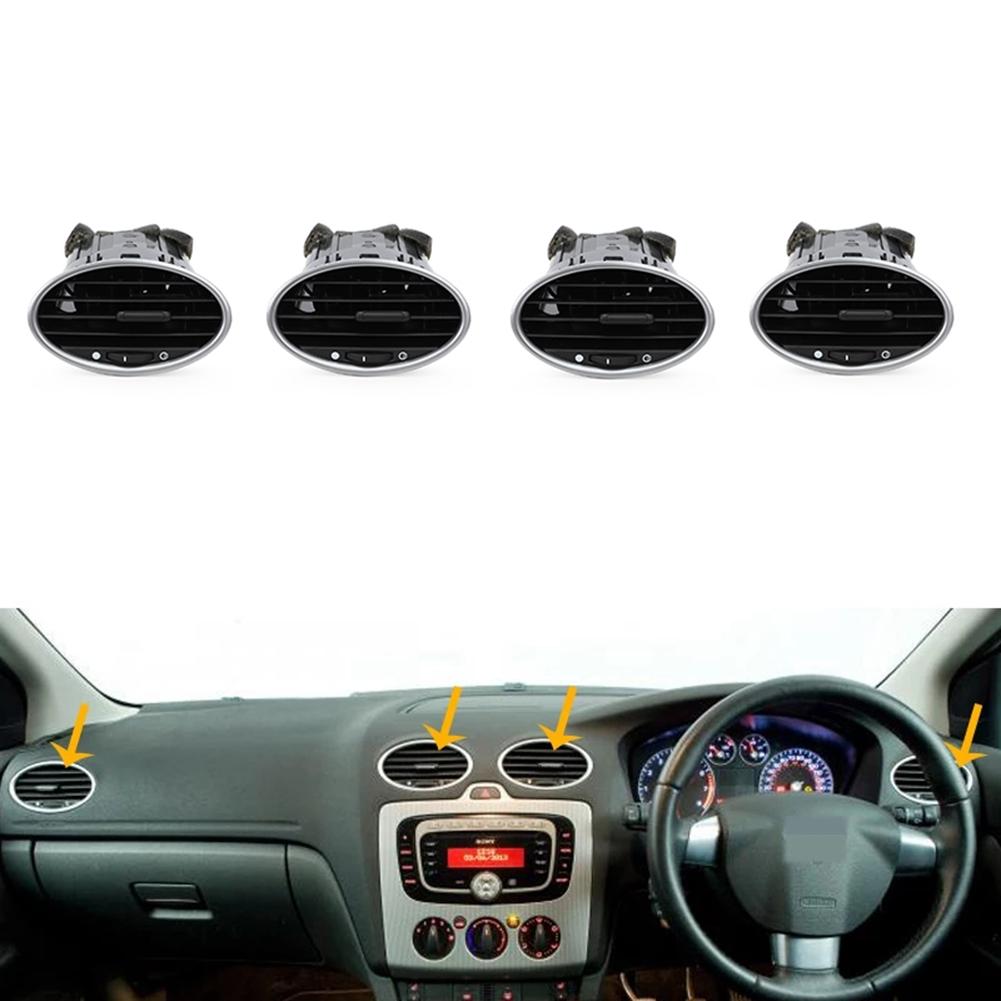 AB34-Car Dashboard Air Vent Nozzle For Ford Focus MK2 2005-2013 Air Conditioning Outlet Decoration Caps