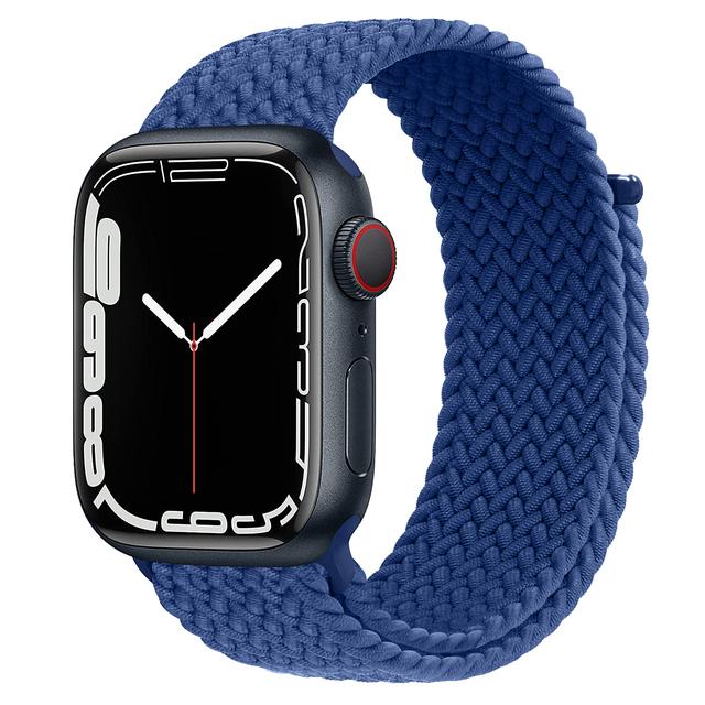 Band For Apple watch strap 44mm 40mm 45mm 41mm 42mm ultra 49mm correa Braided Solo Loop bracelet Apple watch series 7 3 5 se 6 8