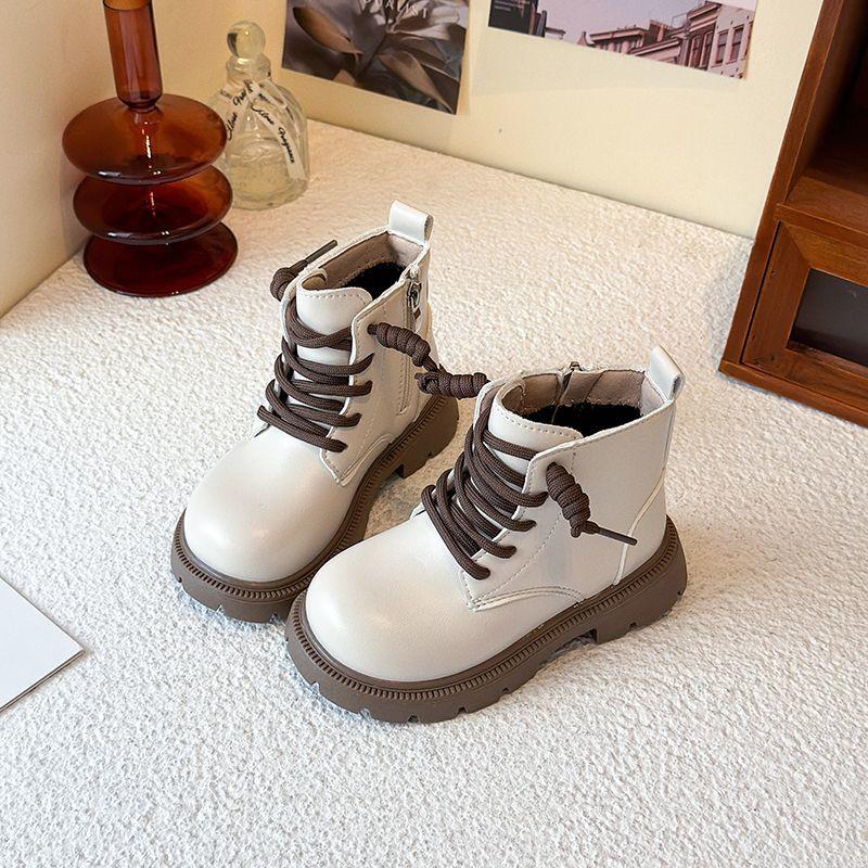 Children's Fashionable Princess Boots for Autumn and Winter, Sweet Embroidered Single Boots for Girls