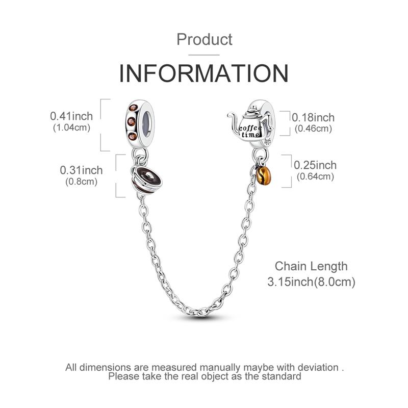 Afternoon Tea Series Cute Cat Teapot Bead Copper Classic Coffee Cup Fit Original Fashion Bracelet Women Jewelry