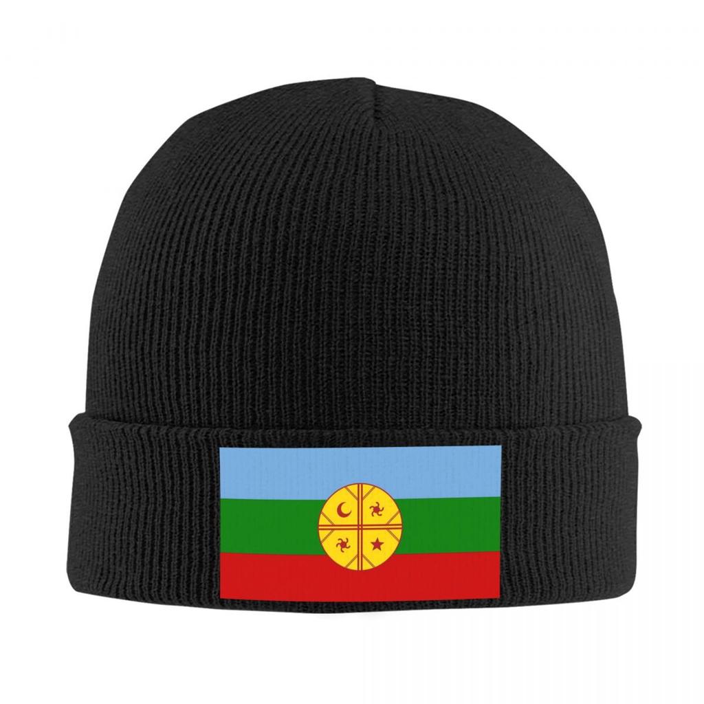 Mapuche Chile Argentina South America Warm Knitted Cap Fashion Bonnet Hat Autumn Winter Outdoor Beanies Hats for Unisex Adult