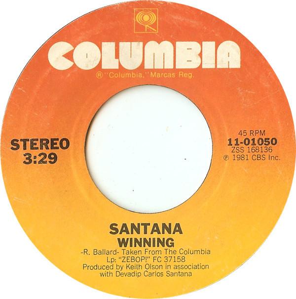 

7inch Record SANTANA - Winning 1101050 Columbia 1981 US Rock Used