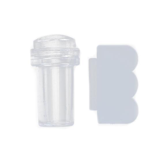 

Yousheng 1 комплект штампов для дизайна ногтей Прозрачная гладкая поверхность Компактный размер Высокая прочность Съемный декоративный силиконовый прозрачный штамп для дизайна ногтей