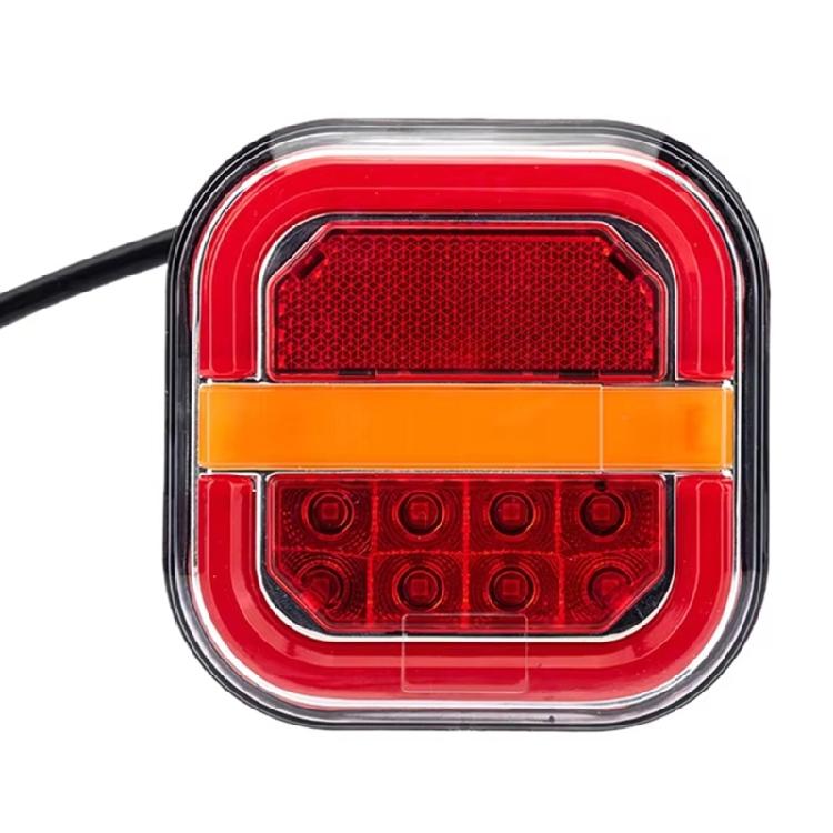 

Waterproof Shockproof Square 28 LED License Plate Light With Superior Illumination For Commercial Cargo Trucks Trailers 1