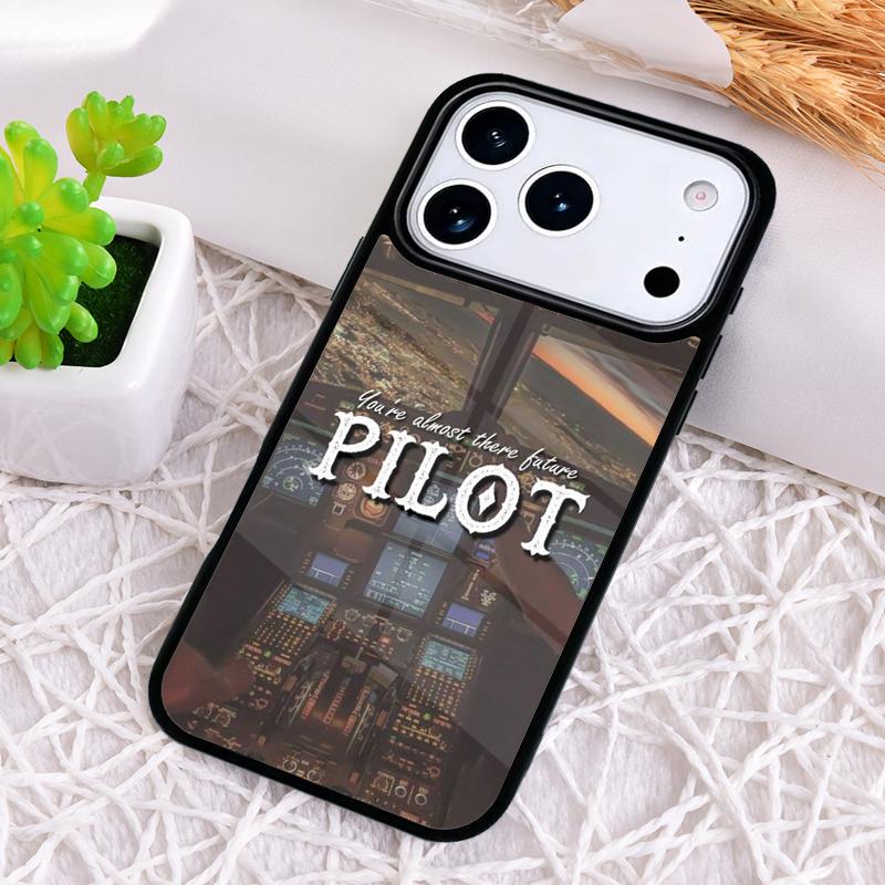 Airplane Pilot Epaulette Phone Case for iPhone 17 Air 16 15 11 12 14 13 Pro Max Shockproof Cover