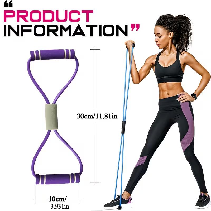 Yoga Resistance Bands Elastic Band Sports Exercise Puller 8-shaped Chest Expander for Body Building Home Gym Fitness Equipment
