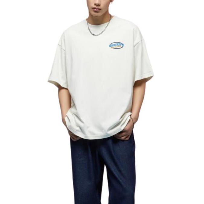 Converse SKATE VIBE T Shirt Men's White 10025441-A02