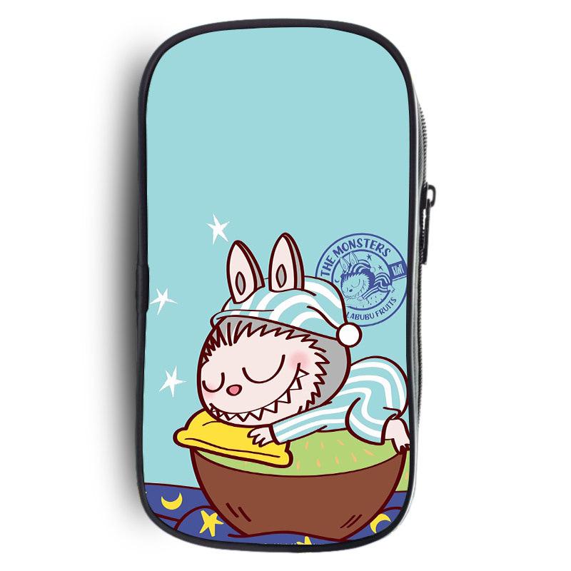 2025 Labubu Primary And Secondary School Students Cartoon Diy Printing Fashion Storage Pencil Bag