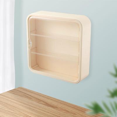 Wall Mounted Figure Display Case Desktop for Anime Figurine Dolls Toys