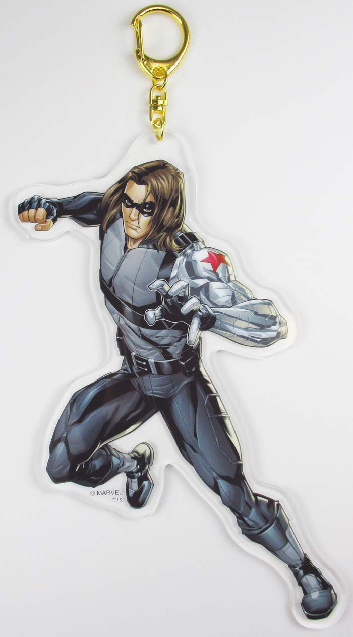 

Tees Factory очень большой акриловый брелок Marvel Winter Soldier xx 11.2 18.8 0.3 см MV-5521540WS