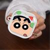 Cute Crayon ShinChan Case For Samsung Galaxy Buds 2Pro 2 4Pro 4 Pro Live 3Pro 3 FE Clear Earphone Cases Cover With Hook