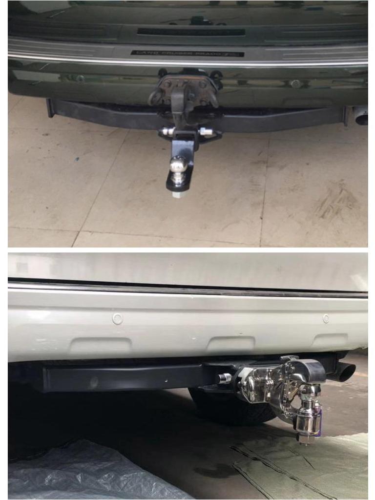 Compatible Tow Hook Frame for Toyota Prado FJ: Rear Towing Modification