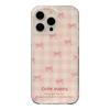 Double Layer Pink Plaid Mobile Phone Case Suitable for 14 Apple 15 Promax Bow Iphone13 Niche 11 Soft 16