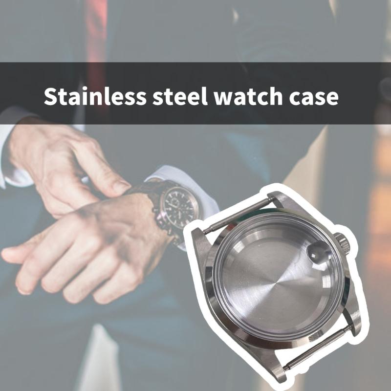 Stainless Steel Watch Case 36mm for 4R Watch Movement Accessories Steel Watch Watch Case Shell