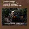 1/12 Full Scale RC Crawler 4-wheel Drive Off Road Remote Control Pickup Truck with Led Light Rechargeable Climbing Vehicle Hobby Toys for Boys Adult