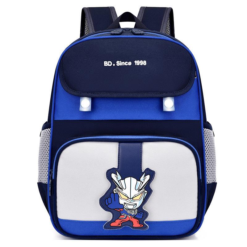 Adorable Cartoon Kids Backpack Breathable Oxford Cloth Large Capacity School Bag For Boys And Girls