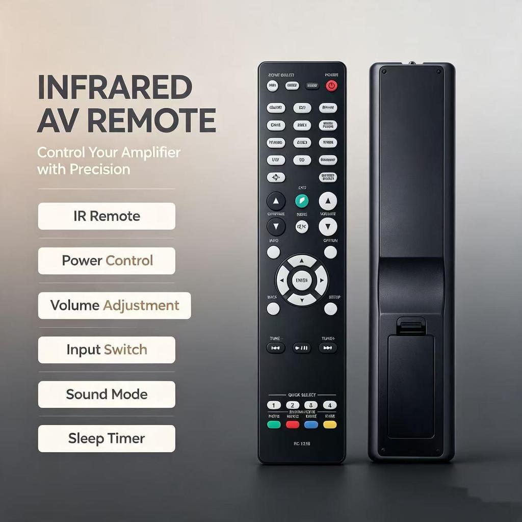RC-1218 Remote Control for Denon AV Receiver Models: AVR-X2400H, AVR-S730H, AVR-S930H