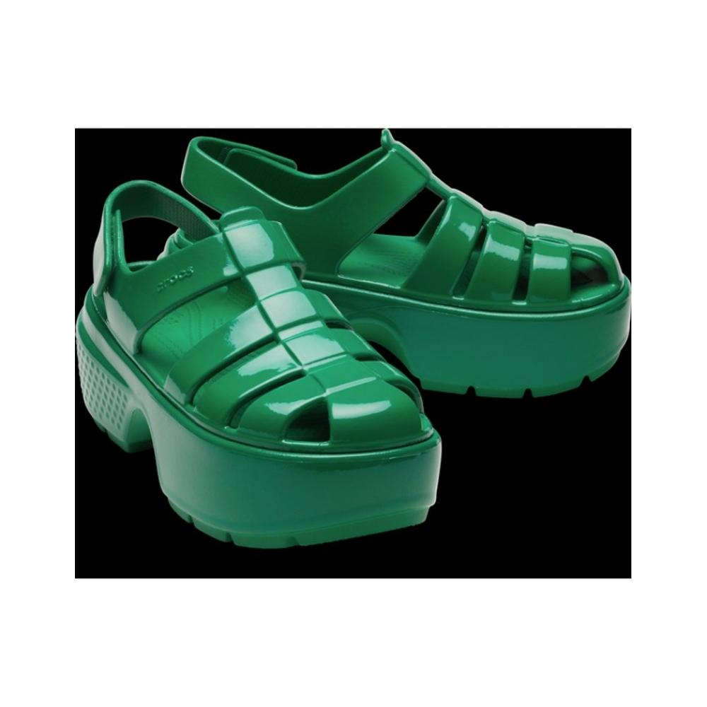 

Crocs Stomp Fisherman Hi sHine Sandals 210057 3wh painted/220