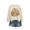 European Fashion Leopard Print Bow Long Sleeve Women's Hoodie