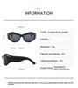 Trend Steampunk Sunglasses Women Men Fashion Sun Glasses Punk Female Y2K Mirror Goggle Shades Eyeglasses UV400