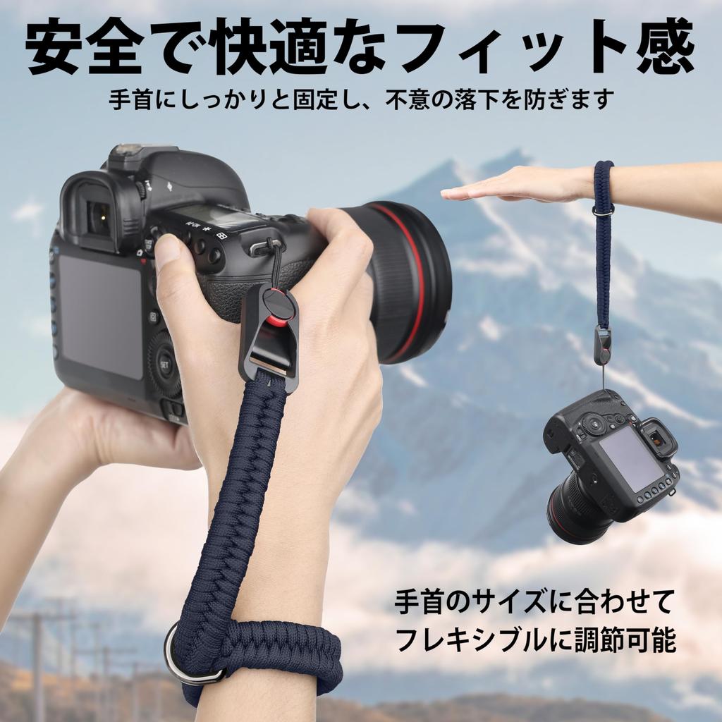 SUNYA Camera Wrist Strap for Quick Release Camera Hand Strap for DSLR or Mirrorless Cameras Photographers,