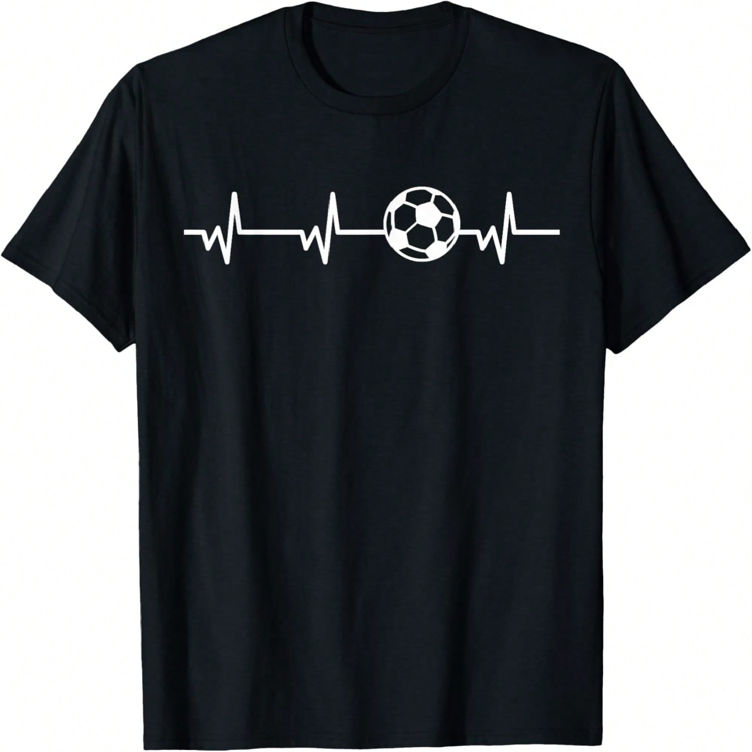 Soccer Heartbeat Ball- Funny Soccer Lover Player Love Soccer T-Shirt S