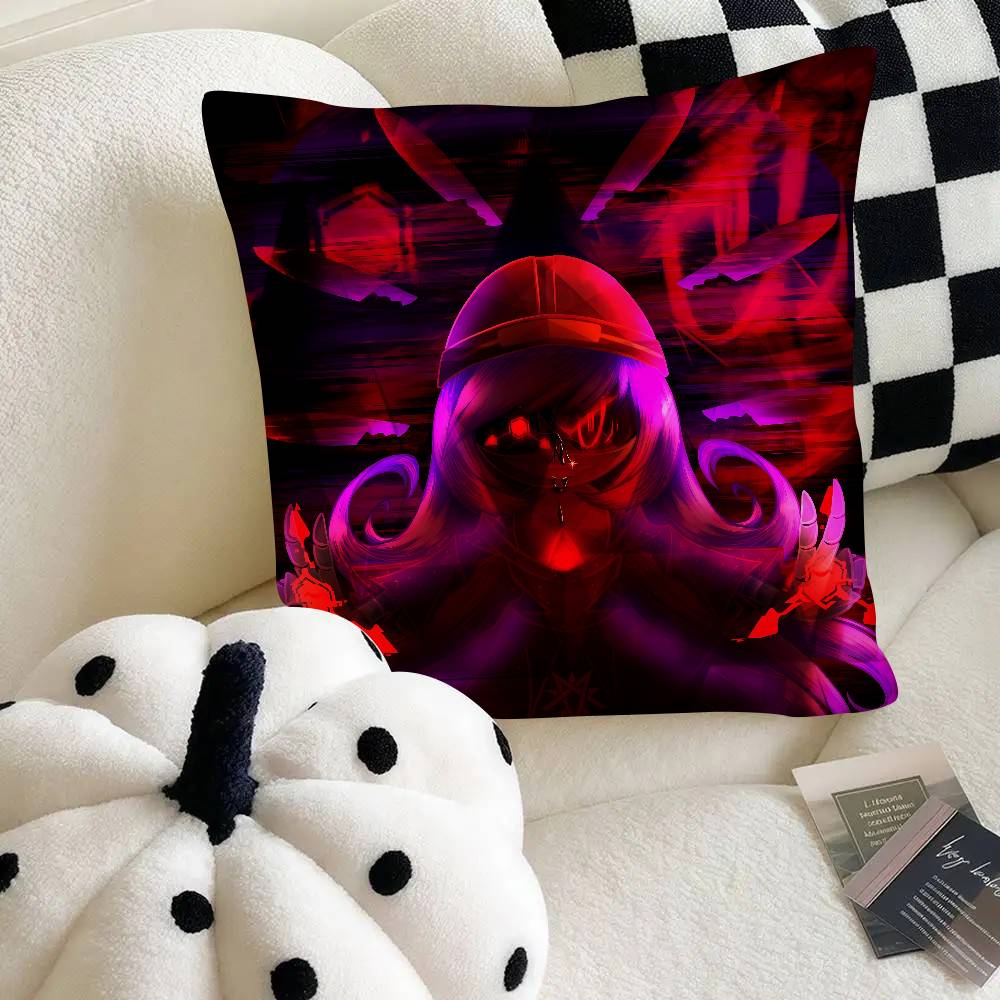 M-Murder D-Drones Spiel Kissenbezug Mode Quadratischer Kissenbezug Schlafzimmer Sofa Zimmer Ins Dekoration Freizeit