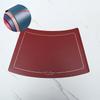 Scalloped Leather Placemat Table Mat Oil-Water-Proof And Heat-Insulating Household PU Table Coasters Kitchen Device Sets