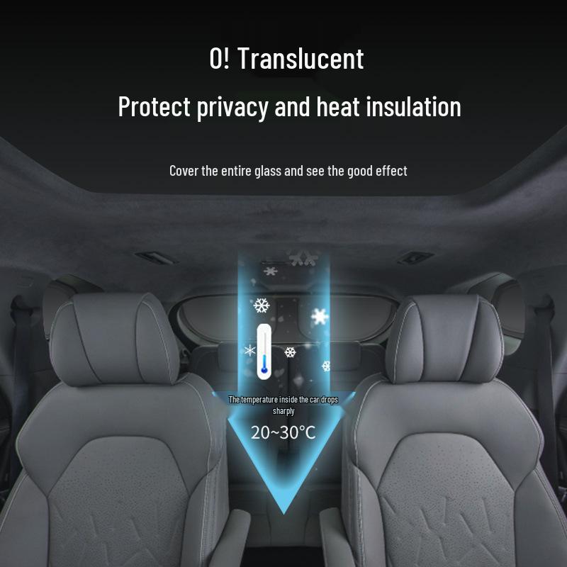 Denza 25 N8L Car Window Sunshade: Heat Insulation, Sun Protection, Privacy, Opaque Camping Shield
