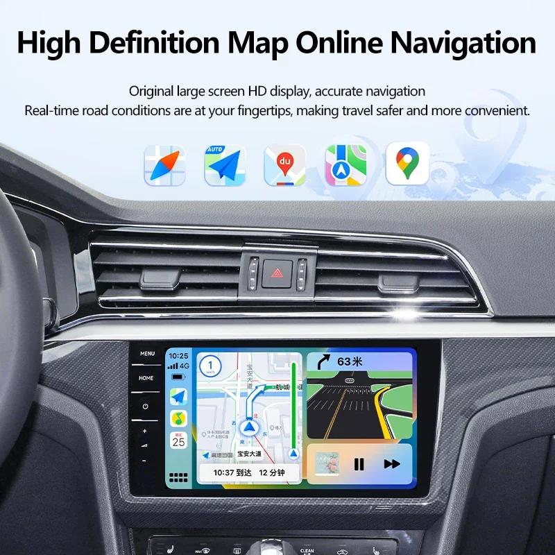 NEW Wired to Wireless CarPlay&Android Auto Adapter for OEM Plug and Play 2in1 Smart Box Support Netflix For Mazda Toyota Volvo