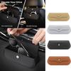 Eyewear Protector Car Glasses Case Shock-proof Car Sunshade Storage Box Car Organizer