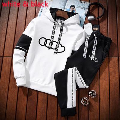 2024 frühling Trainingsanzug Männer Hoodie Sweatshirt Fitness Gym Kleidung Männer Running Set Sportswear Jogger Herren Sportswear Sport Anzug