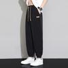 JIAOXIU Men's Summer Ice Silk Straight Leg Casual Pants