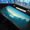 Deep forest firewatch large keyboard mouse desk pad nonslip rubber gaming suitable for  mouse pad laptop carpet x