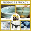 Porcelain Repair Kit Ceramic Glue Repair Adhesive Kit Waterproof Adhesive for Saucers Vases Sculptures Bowl Toilet Plate