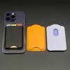 Starker Magnetischer Kartenhalter Für Magnetische Leder-Wallet-Hülle Für 16 15 Pro Max Für Galaxy S25 S24 Ultra Zubehör Kartenhalter