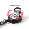 Fashionable Retractable Badge Reels 360° Rotatable Badge Reels Office Work Card Holder Outdoor Keychain Holder