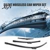 Durable Windshield Wipers 3Pcs/Set 26/16/11-Inch Wiper Blades for Toyota C-HR 2016-2020, All Weather Beam Replacement Front Rear Blades, Streak