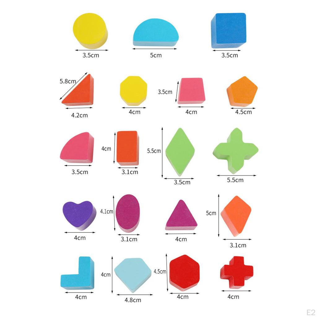 Colorful Geometric Blocks Sorting Box Puzzle for Kids - Fun Learning Toy