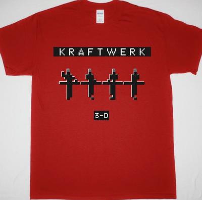KRAFTWERK 3-D ΣΥΝΑΥΛΙΕΣ ΝΕΟ ΚΟΚΚΙΝΟ Μπλουζάκι Βαμβακερό Unisex UB377