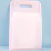 New Portable 13Grids A4 Document Bag Large Capacity Transparent PP Vertical Organ Box Office Paper Storage Organizer Bag