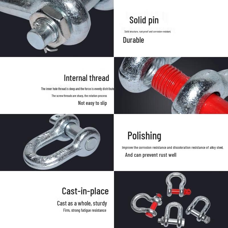 American Standard Heavy-Duty Lifting Shackles