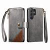 For Samsung Galaxy S26/S25 Edge/S24/S23/S22 Ultra Wallet Case, RFID Blocking 3 Card Slots, Shockproof Cover with Wrist Strap