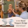 Drawing Hand Support 2Pcs Artist Bridge, Adjustable Easel Rest Bar, Ergonomic Wrist Metal Stabilizer Tool for Painting Craft Projects Board