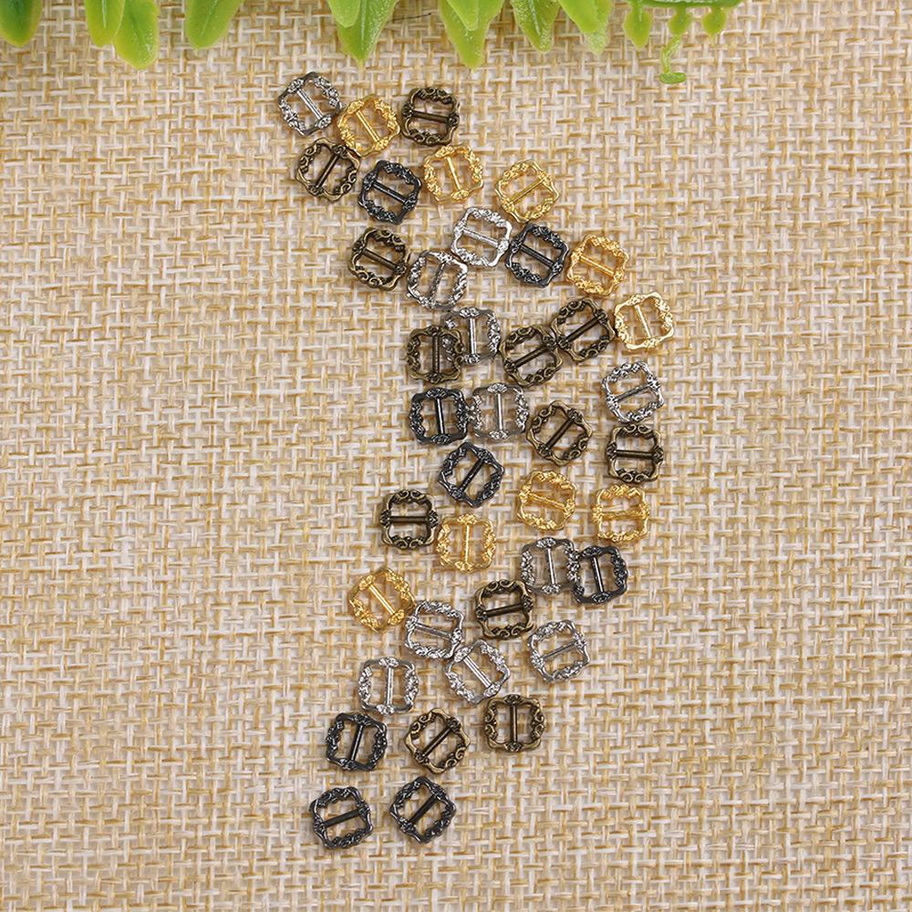 Girls Toys 4 colors Doll Bags Accessories Pattern Belt Buttons Tri-glide Buckle Diy Dolls Buckles