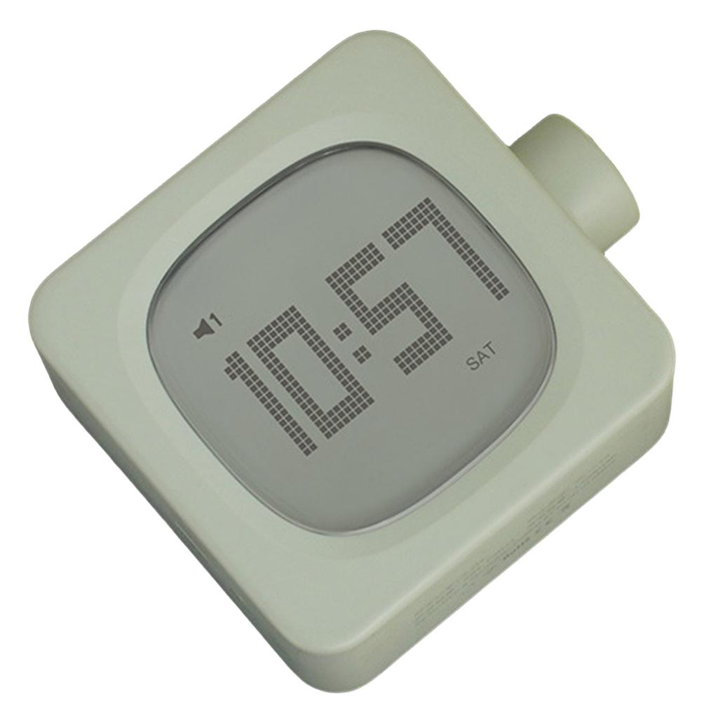 Stylish Cubic Alarm Clock with Backlight for Students Minimalists 2 Alarms LED Desk Clock Rechargeable Night Light Timer