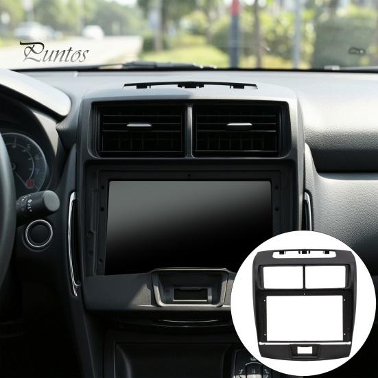 Auto Multimedia Player Frame 9-Inch Car Radio Fascia for Toyota Avanza, 2012 Double Din Dash Kit Center Console Navigation Mounting Bracket,