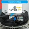 Car Tire Changer Mount Demount Duck Head Electroplating Steel Tire Changer Bird Head 28/29/30mm with Rims Protectors