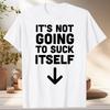 Camiseta Engraçada 'Não Vai Sucar' Sexo Humor Adulto Humor Retrô Streetwear Camiseta Manga Curta Unissex Roupas Largas